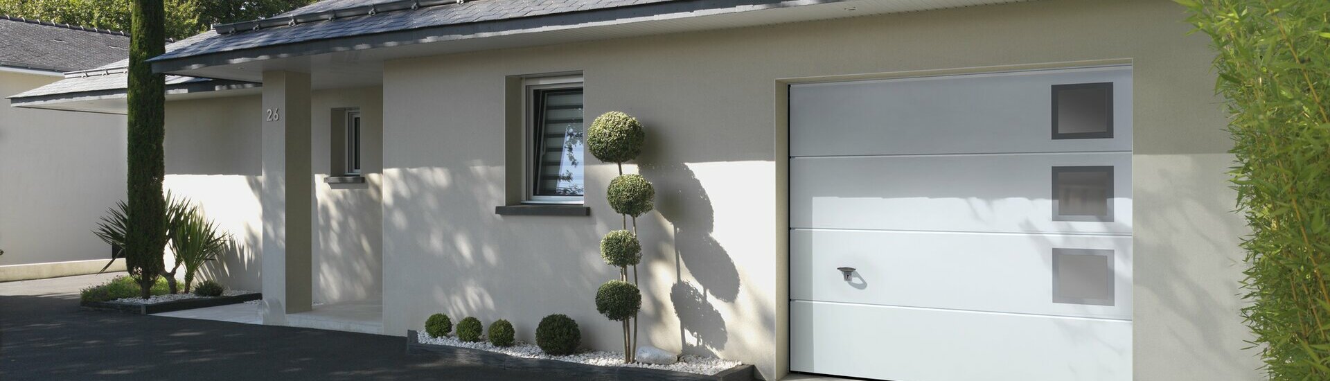 Porte de garage standard Sur-Mesure Personnalisation Battantes Roulantes